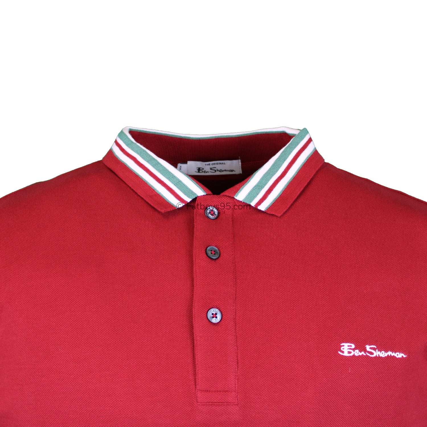 Ben Sherman House Collar Polo - 0070758IL - Scarlet 2