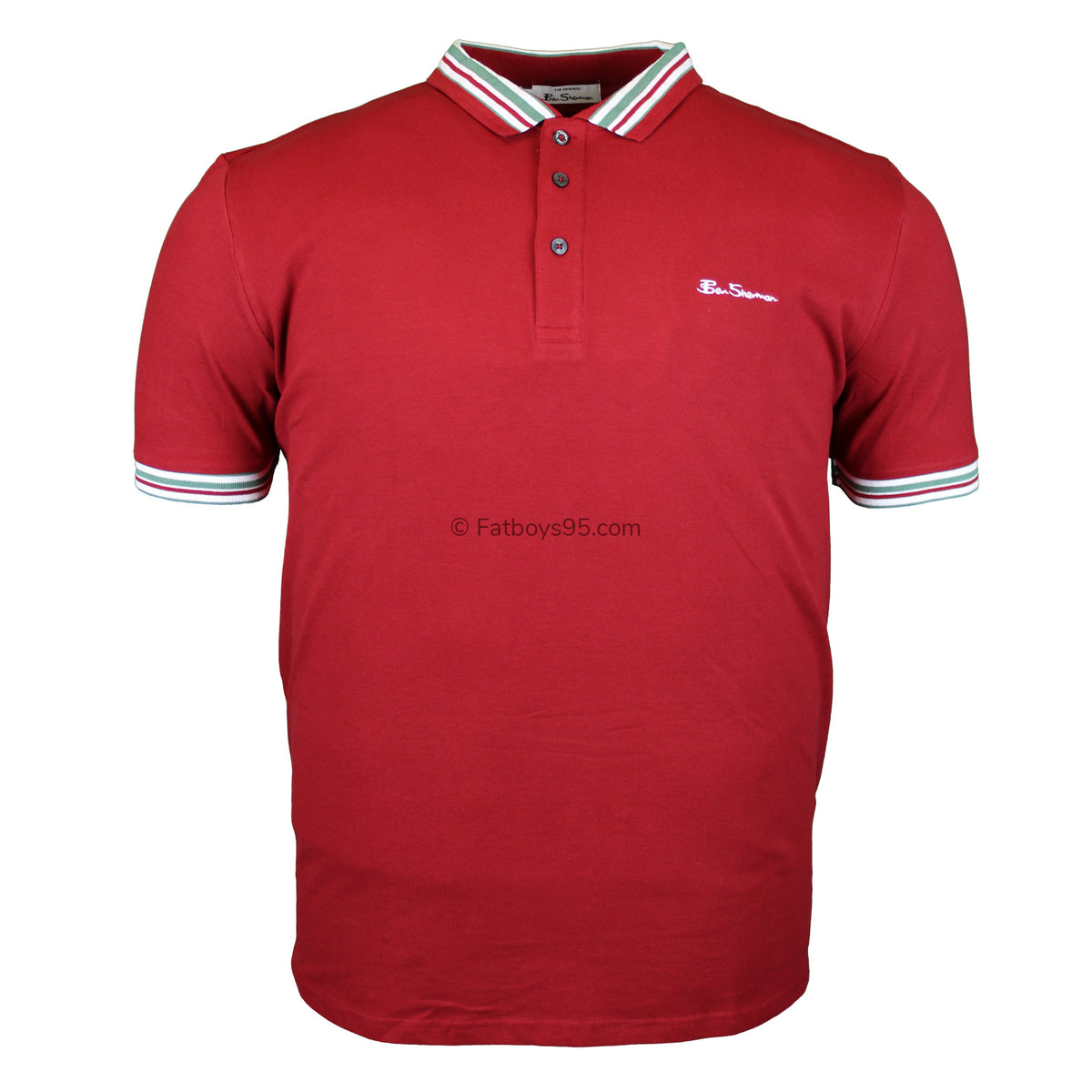 Ben Sherman House Collar Polo - 0070758IL - Scarlet 1