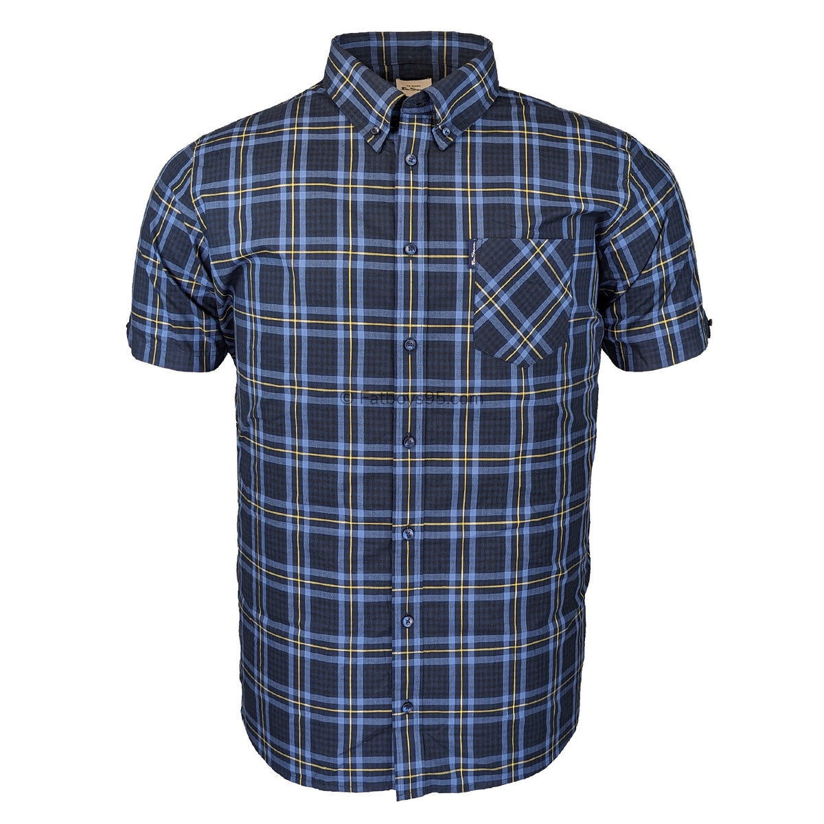 Ben Sherman S/S Shirt - 0074136IL - Dark Navy 1