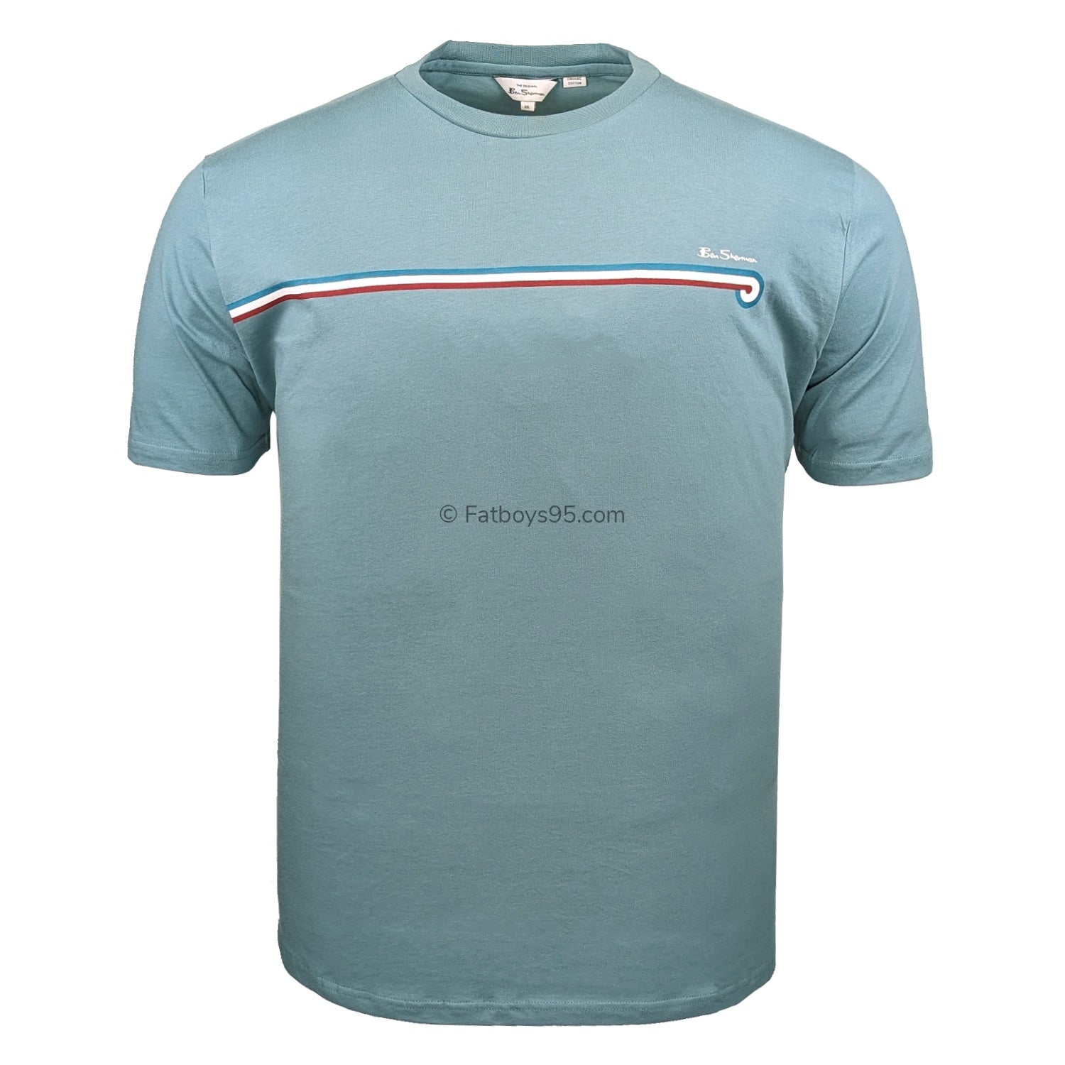 Ben Sherman Core Stripe Tee - 0076114IL - Petrol 1