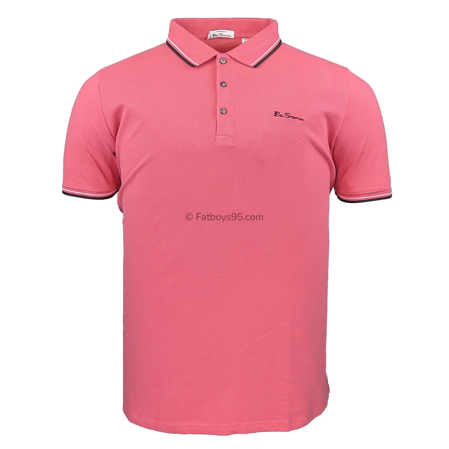 Ben Sherman Signature Polo - 0077487IL - Dark Pink 1