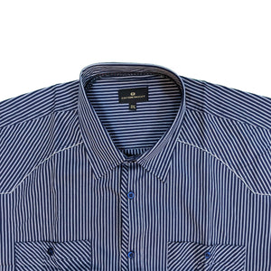 Cotton Valley S/S Shirt - 14152 - Navy 3