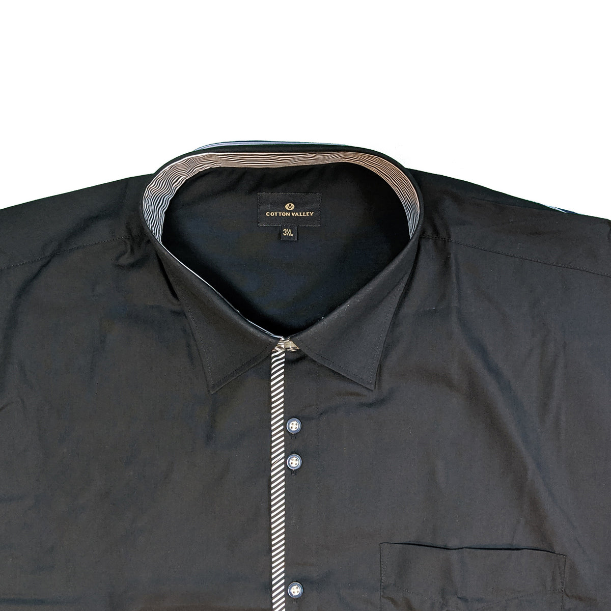 Cotton Valley S/S Shirt - 14187 - Black 3