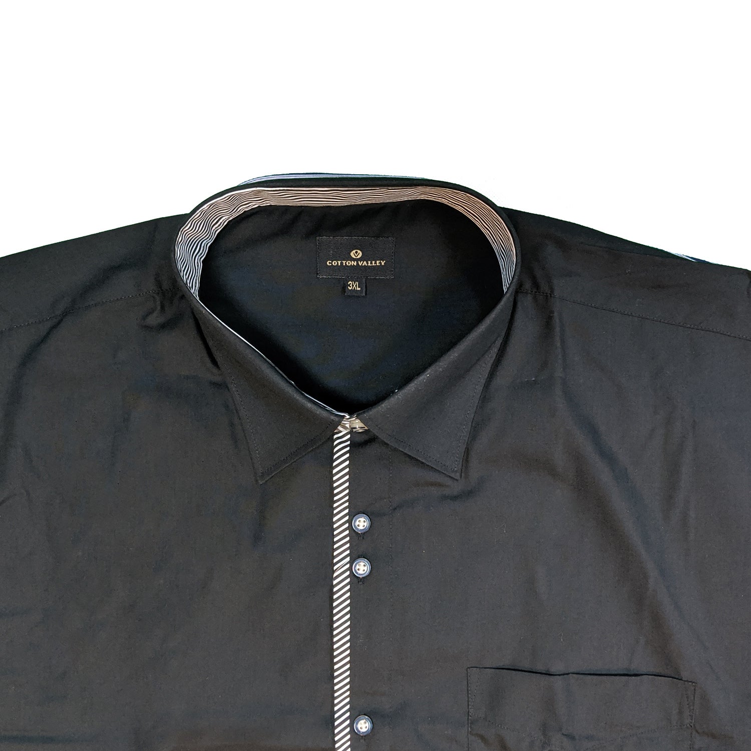 Cotton Valley S/S Shirt - 14187 - Black 3