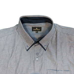 Cotton Valley L/S Shirt - 15539- Navy 3