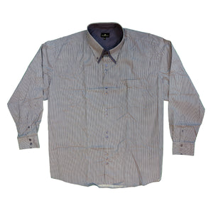 Cotton Valley L/S Stripe Shirt - 15544 - Purple 2