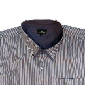 Cotton Valley L/S Stripe Shirt - 15544 - Purple 3