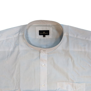 Cotton Valley L/S Grandad Collar Shirt - 15615 - White 3