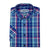 Double Two Check S/S Shirt - DTLS1040 - Magenta 1