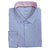 Double Two Square Dobby Weave L/S Shirt - GS4152 - Blue 1