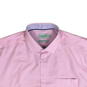 Double Two Square Dobby Weave L/S Shirt - GS4152 - Pink 3