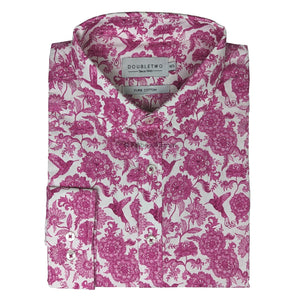Double Two Floral L/S Shirt - GS4216 - Pink 1