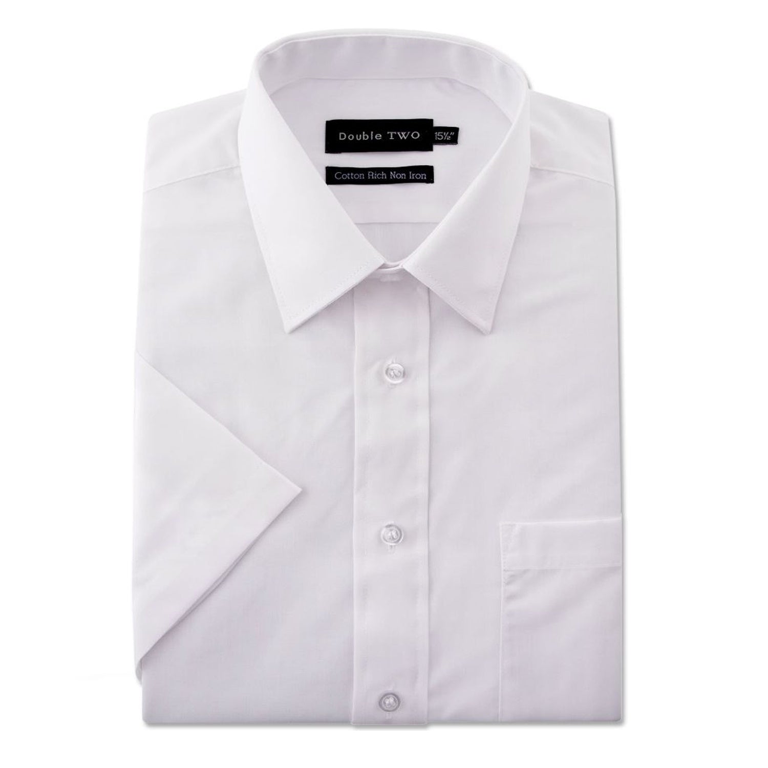 Double Two S/S Non Iron Shirt - SHX4500 - White 1