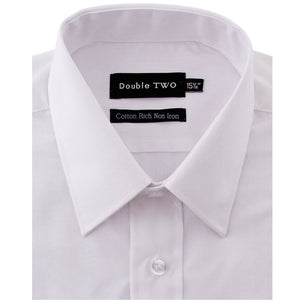 Double Two S/S Non Iron Shirt - SHX4500 - White 2
