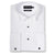 Double Two Wing Collar Stitch Pleat Dress Shirt - SLWX5002 - White 1