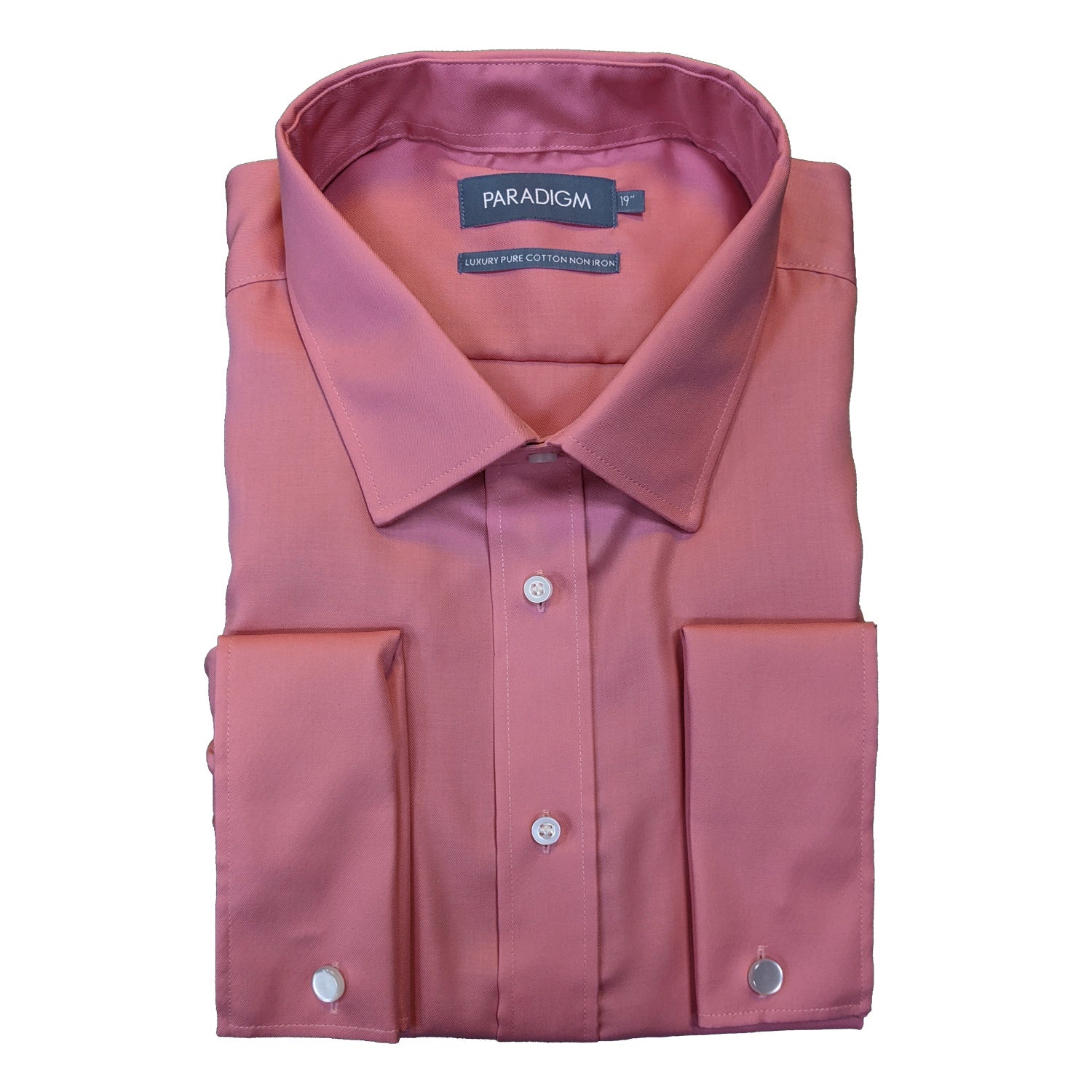 Paradigm Double Cuff Shirt - SLX8501 - Rose Pink 1