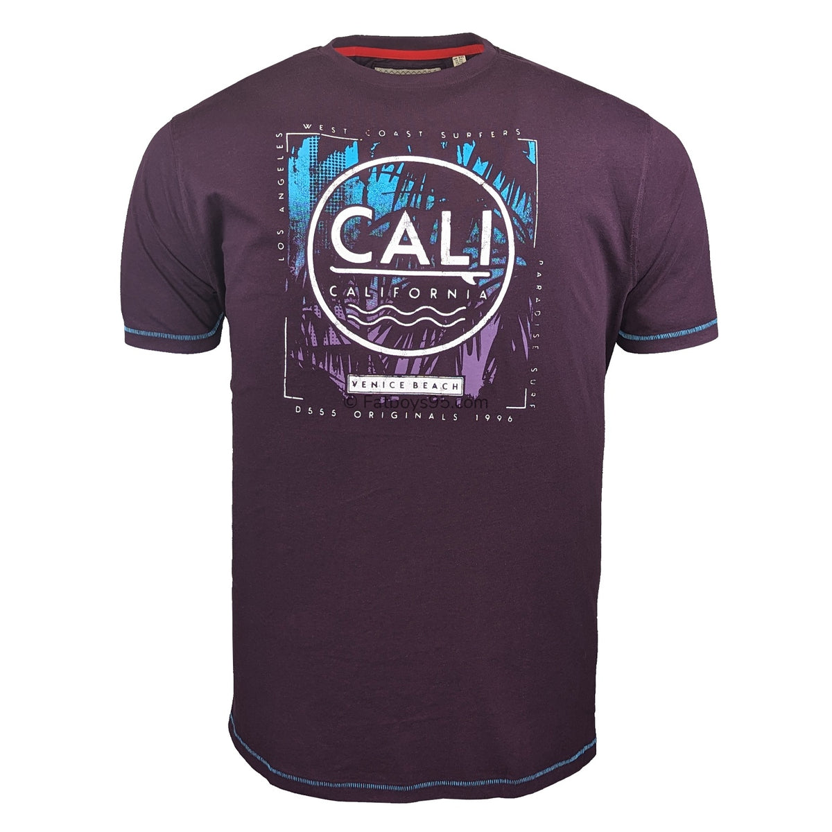 D555 T-Shirt - 601505 - Nova - Plum 1