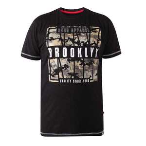D555 T-Shirt - Bricket (601212) - Black 1