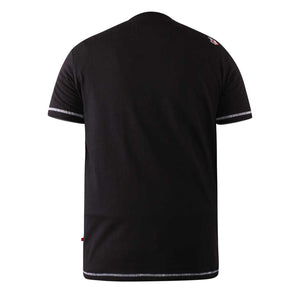 D555 T-Shirt - Bricket (601212) - Black 2