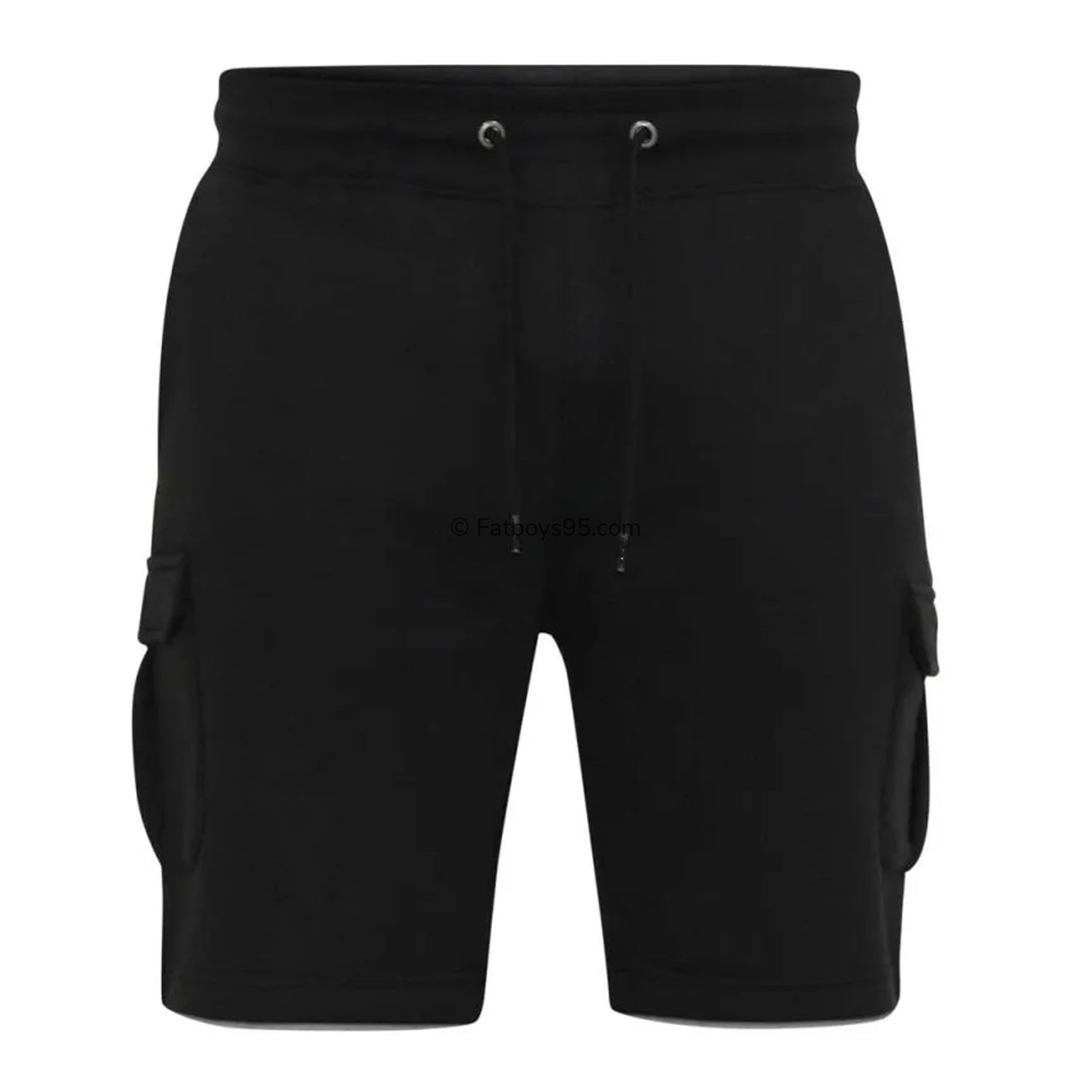 Workout Shorts Plain Plus Size Summer Men's Double-Line Mesh Cloth  Drawstring Solid Color Five-Point Shorts Cargo Shorts for Men Black