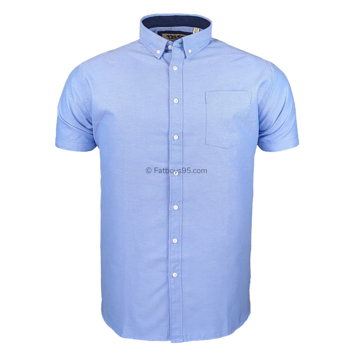 D555 S/S Oxford Shirt - James - Sky Blue 1