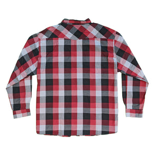 D555 L/S Shirt - KS11042 - Ashton - Red / Black / Grey 7