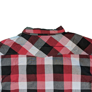 D555 L/S Shirt - KS11042 - Ashton - Red / Black / Grey 8