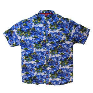 D555 Hawaiian S/S Shirt - KS11601 - Inoa - Blue 2