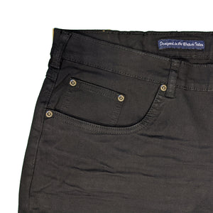D555 Stretch Denim Shorts - KS20709 - Gilbert - Black 2