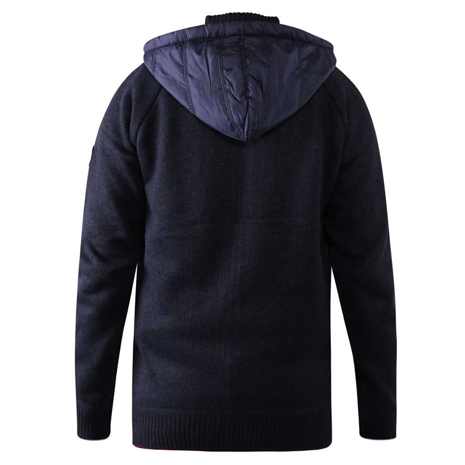 D555 Raglan Sleeve Jumper - Norbury - Navy Marl 2