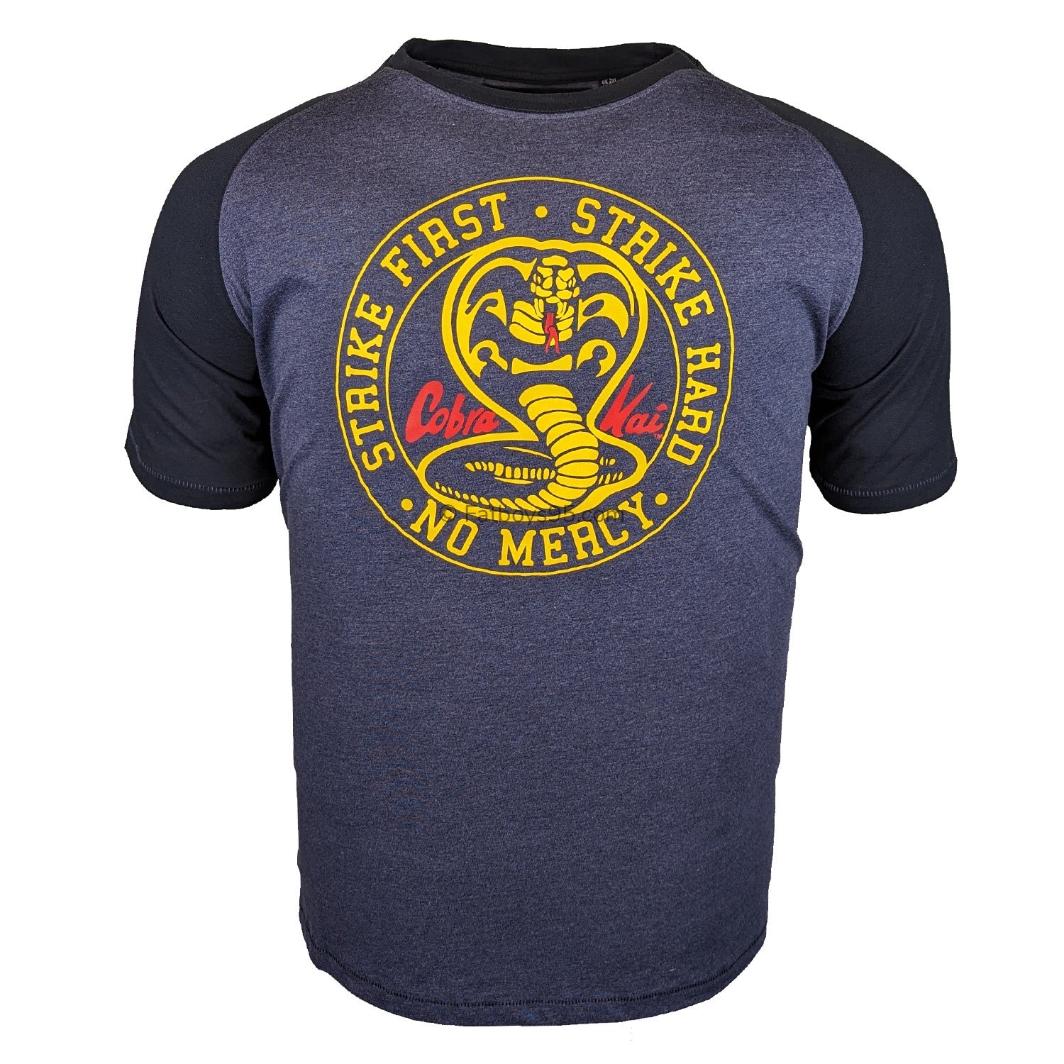 D555 Cobra Kai T-Shirt - Steeple - Denim Marl / Navy 1