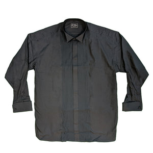 D'Alterio Wing Collar Dress Shirt - 21831 - Black 2