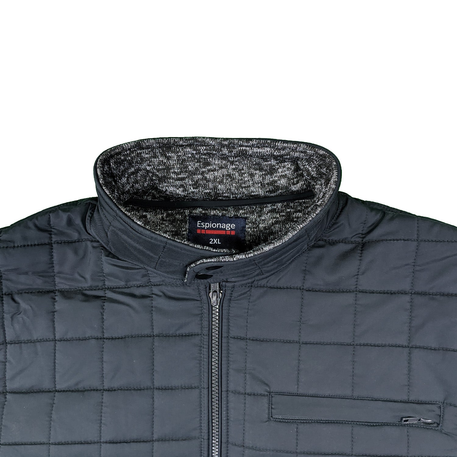 Espionage Quilt Jacket - JT115 - Navy 3