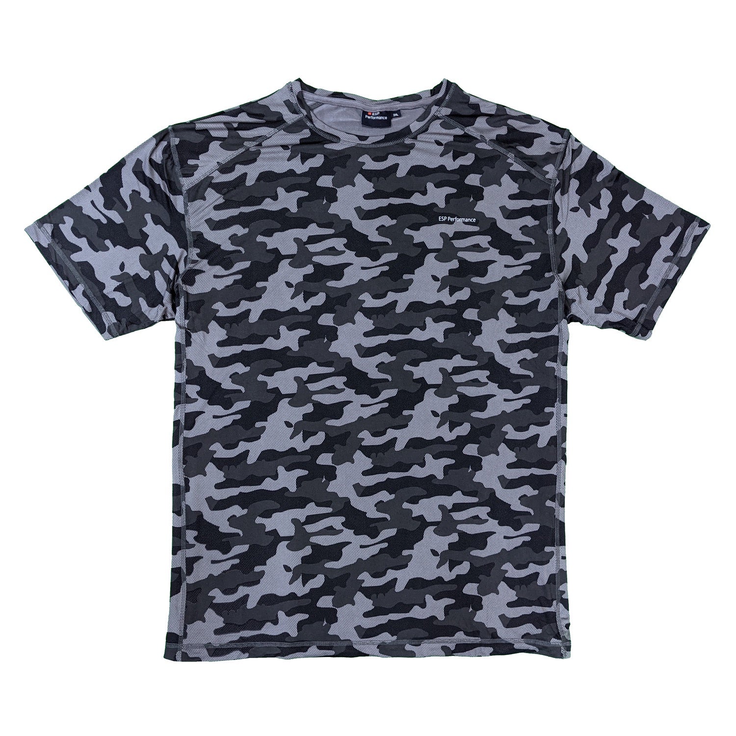 Espionage Performance Tee - LW135 - Grey Camo 1