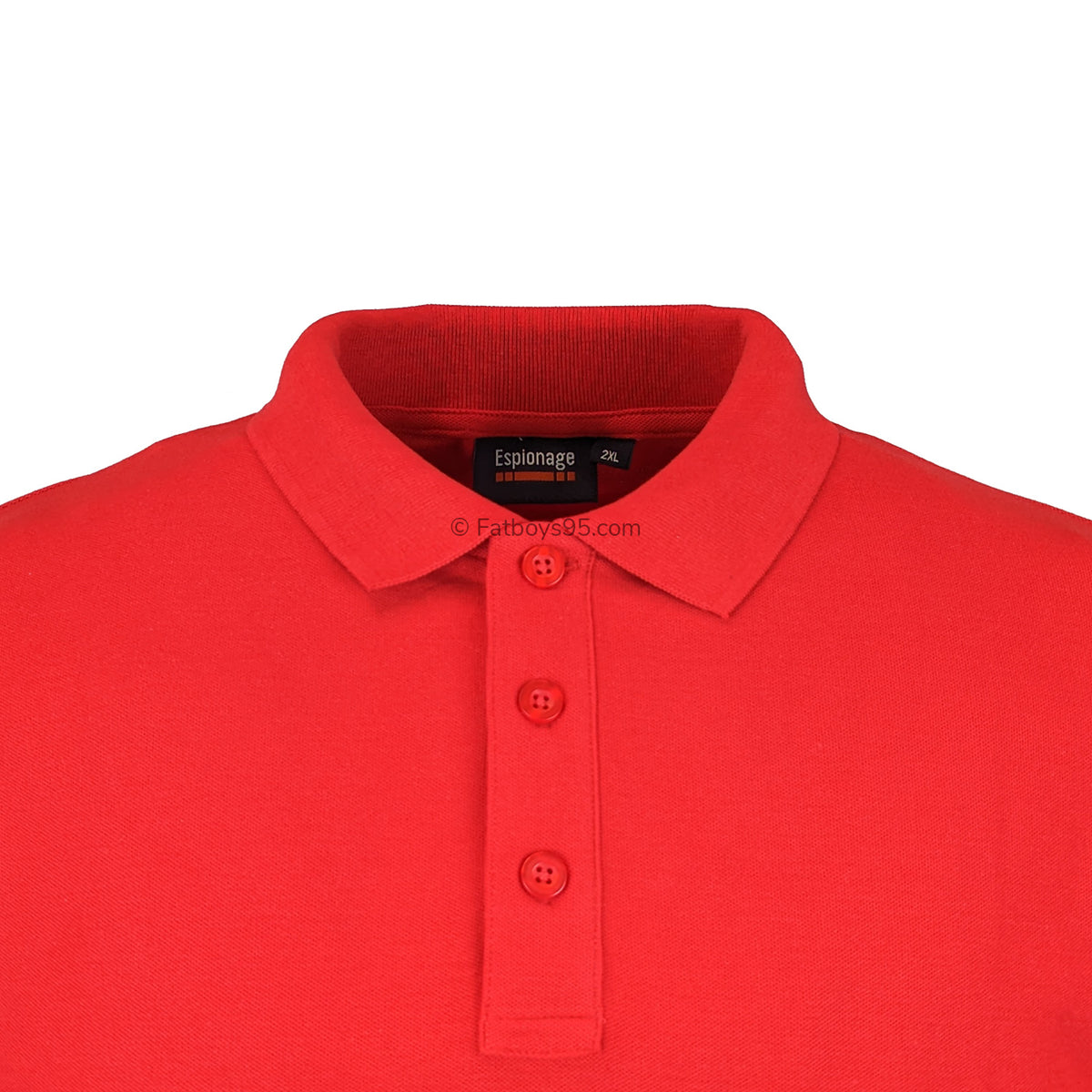 Espionage Plain Polo - P074 - Red 2