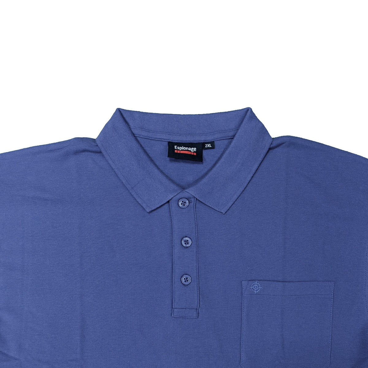 Espionage Plain Polo - P074A - Cornflower 2