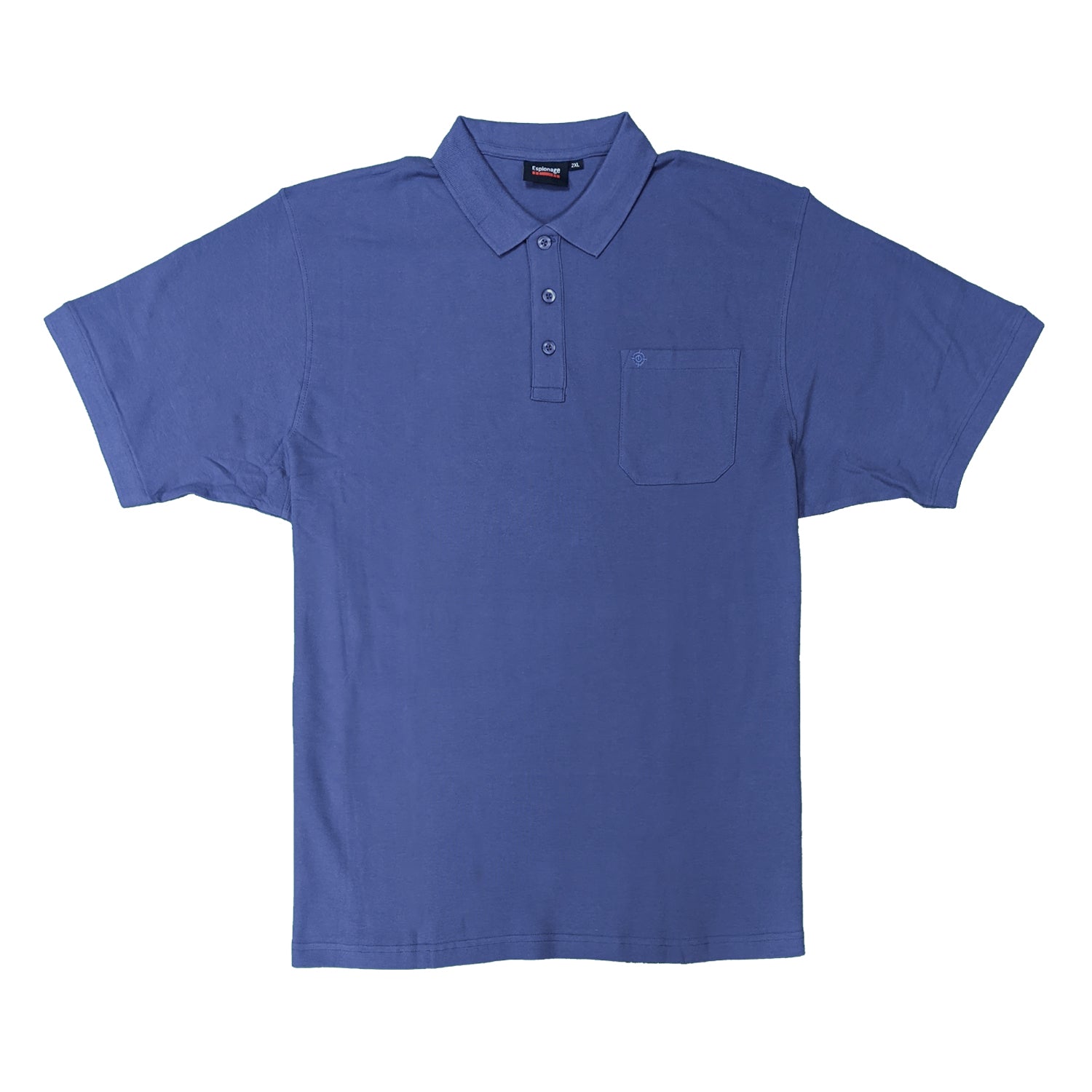 Espionage Plain Polo - P074A - Cornflower 1