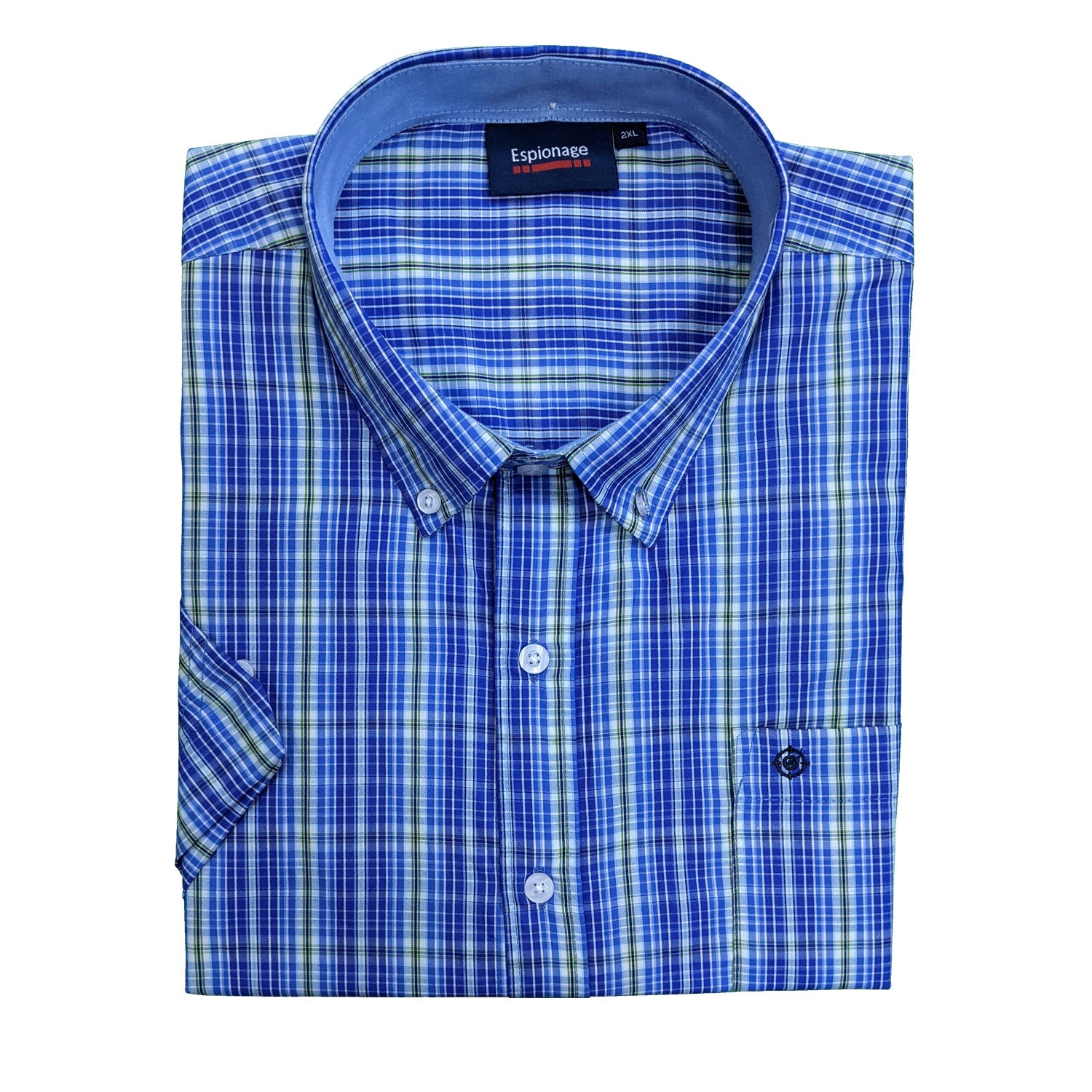 Espionage S/S Shirt - SH375 - Blue / Green 1