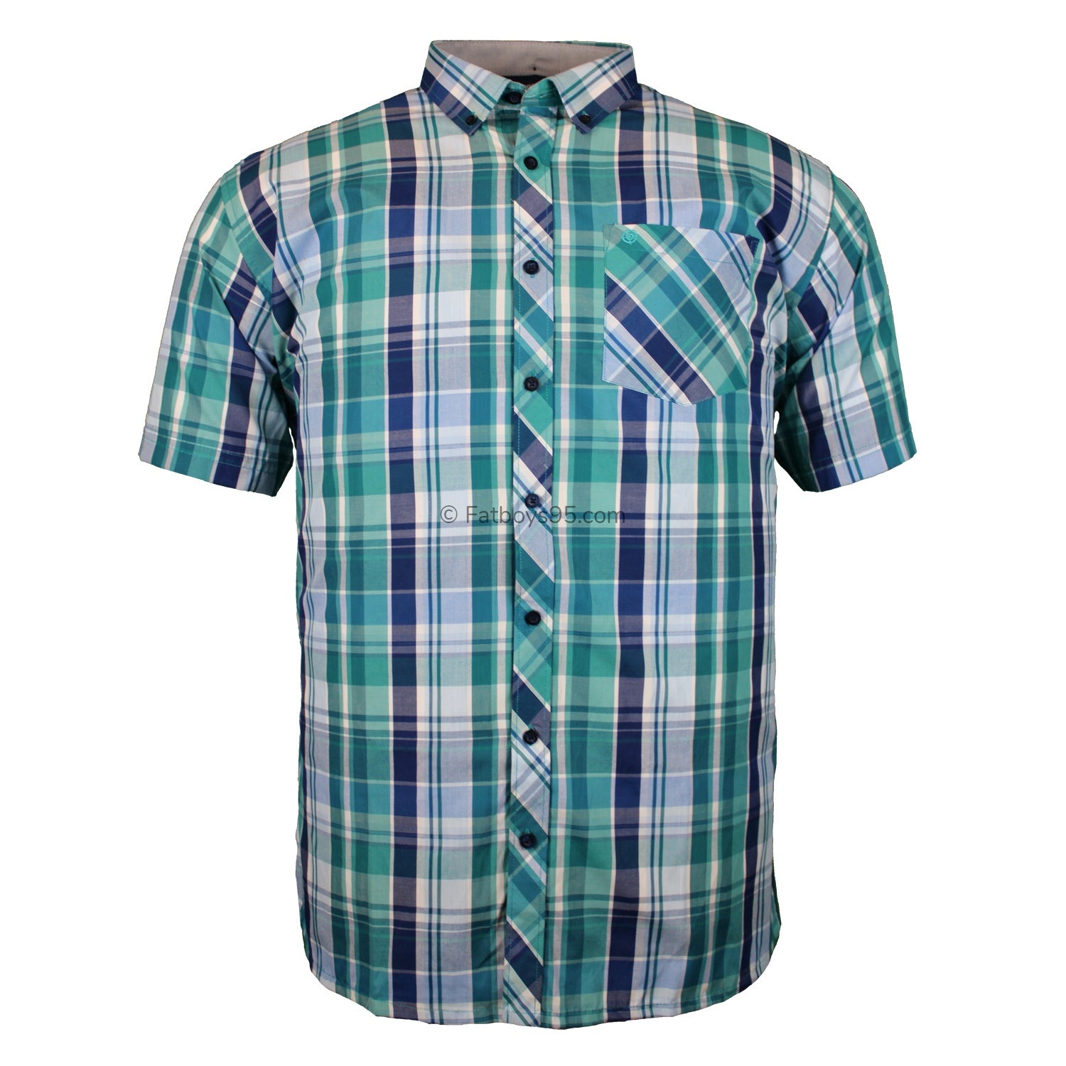 Espionage S/S Shirt - SH385 - Green / Navy 1