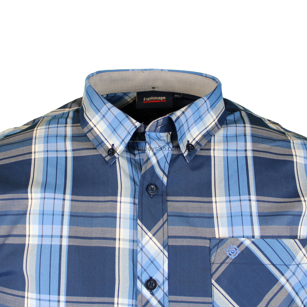 Espionage S/S Shirt - SH385 - Navy / Blue 2