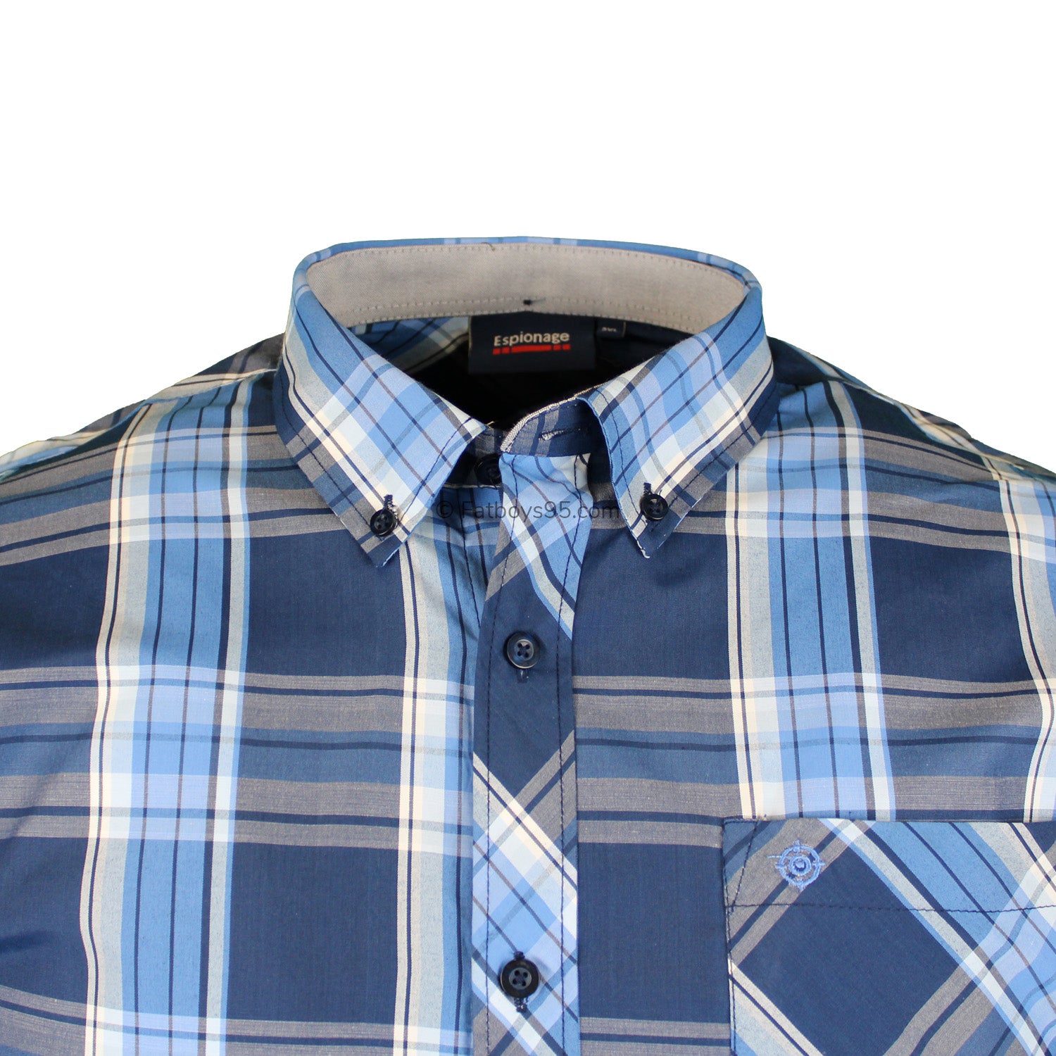 Espionage S/S Shirt - SH385 - Navy / Blue 2