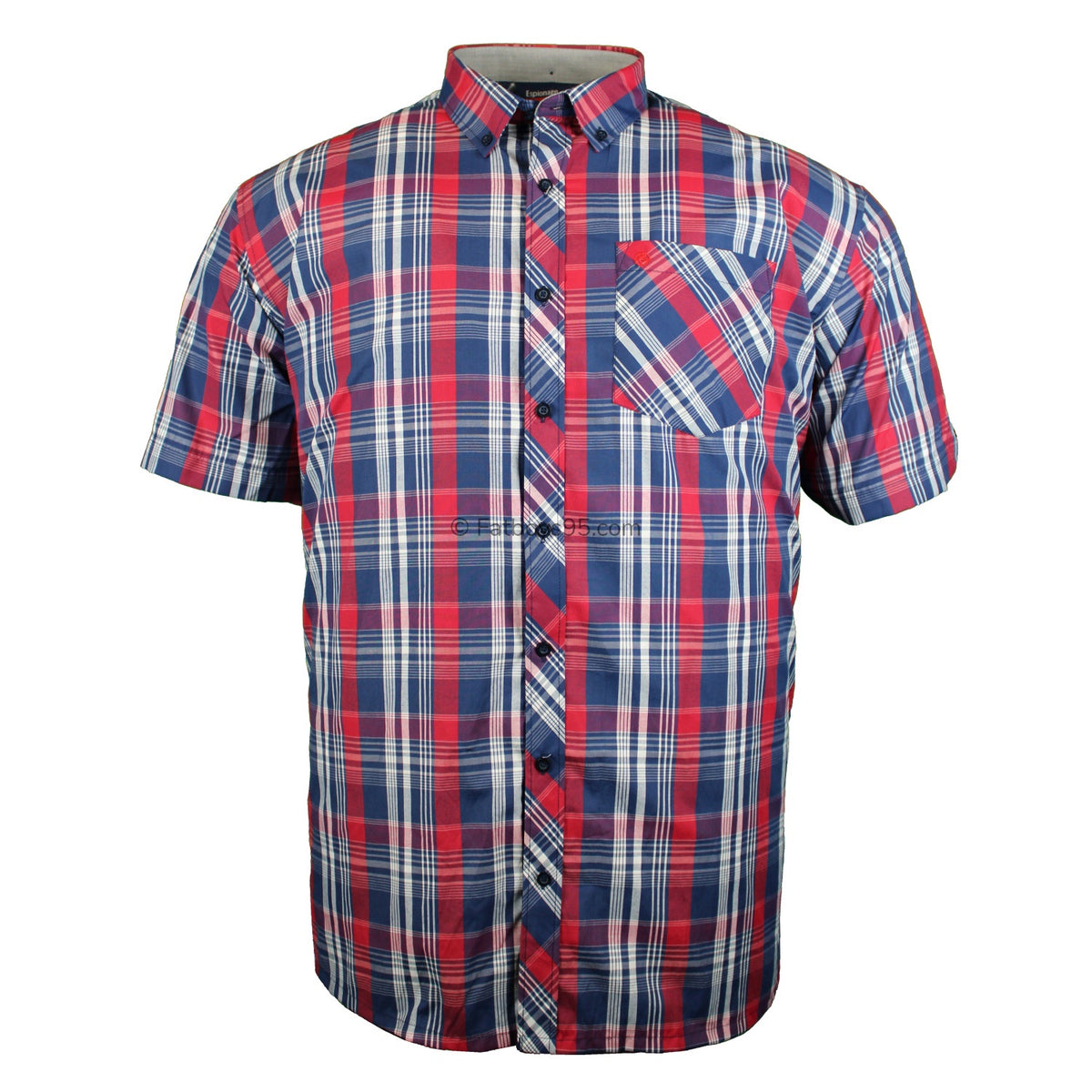 Espionage S/S Shirt - SH392 - Red / Navy 1