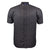 Espionage S/S Grandad Collar Oxford Shirt - SH416 - Black 1
