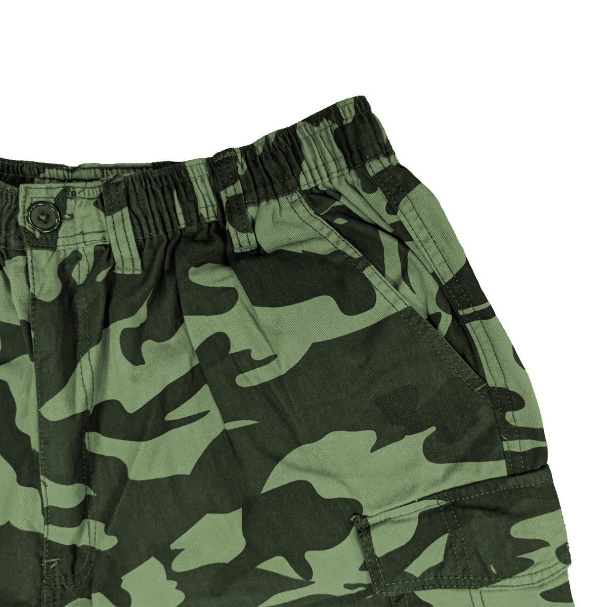 Espionage Camo Cargo Shorts - ST053 - Green Camo 2