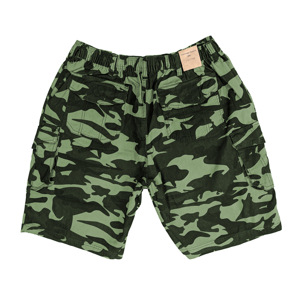 Espionage Camo Cargo Shorts - ST053 - Green Camo 3