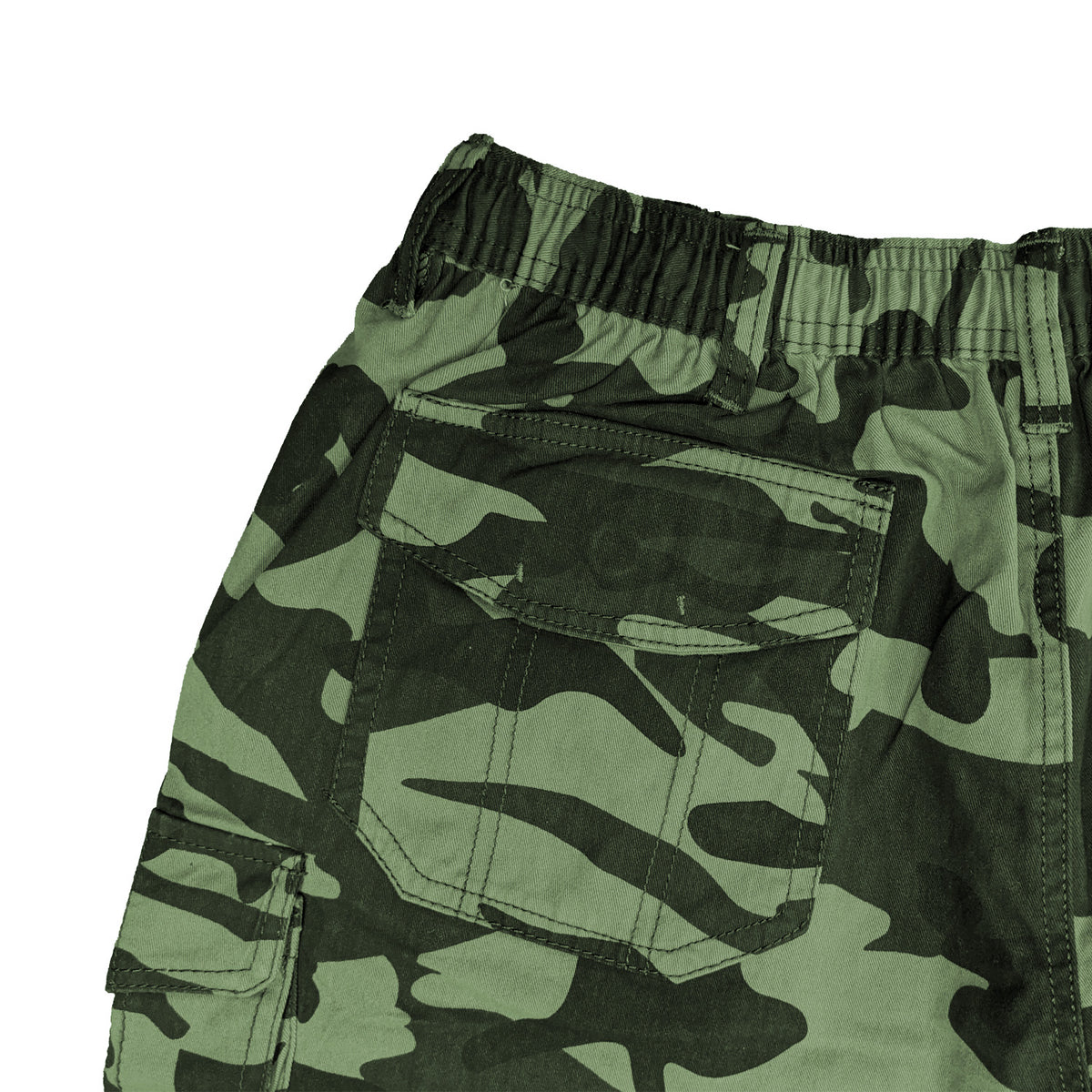 Espionage Camo Cargo Shorts - ST053 - Green Camo 4