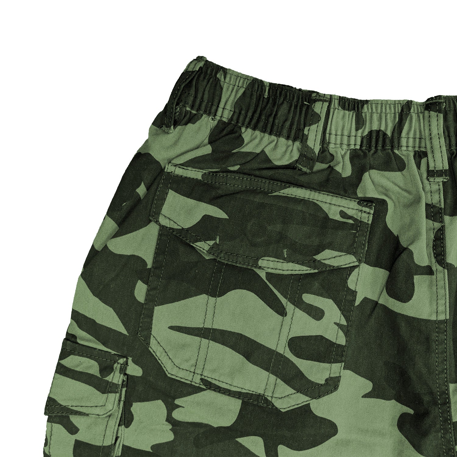 Espionage Camo Cargo Shorts - ST053 - Green Camo 4