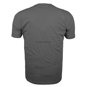 Espionage Plain Round Neck T-Shirt - T015 - Charcoal 3