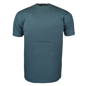 Espionage Plain Round Neck T-Shirt - T015 - Dark Green 1