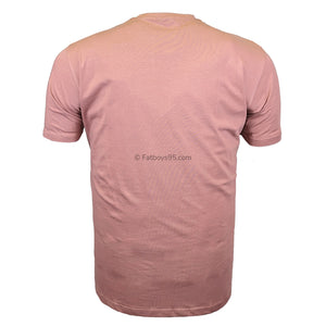 Espionage Plain Round Neck T-Shirt - T015 - Dusty Pink 3